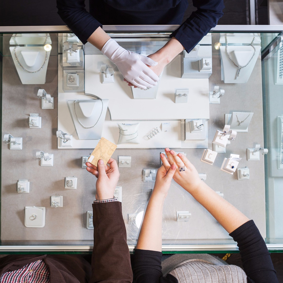 jewelry store counter